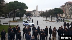 Площадь Султанахмет в Стамбуле, где 12 января был совершен взрыв