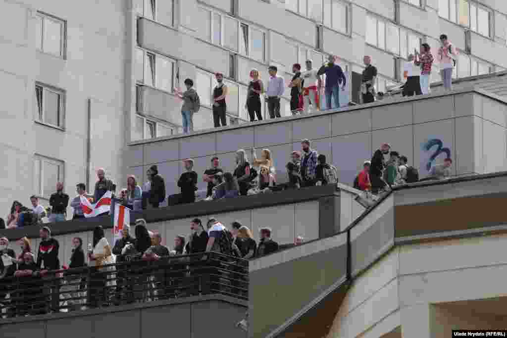 Біля станції метро «Пушкінська» в Мінську