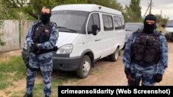 Обыск в с. Заветное Советского района в Крыму, 11 мая 2021 года