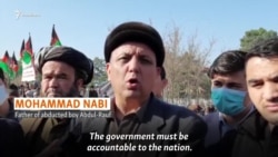 Afghan Protest Urges Action Over Boy's Abduction Afghan Protest Urges Action Over Boy's Abduction