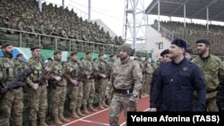 Лідер Чечні Рамзан Кадиров на стадіоні імені Білімханова