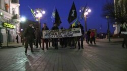 У Сумах маршем відзначили річницю проголошення Карпатської України (відео) У Сумах маршем відзначили річницю проголошення Карпатської України (відео)