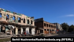 Последствия обстрелов, Изюм, Харьковская область, октябрь 2024 года