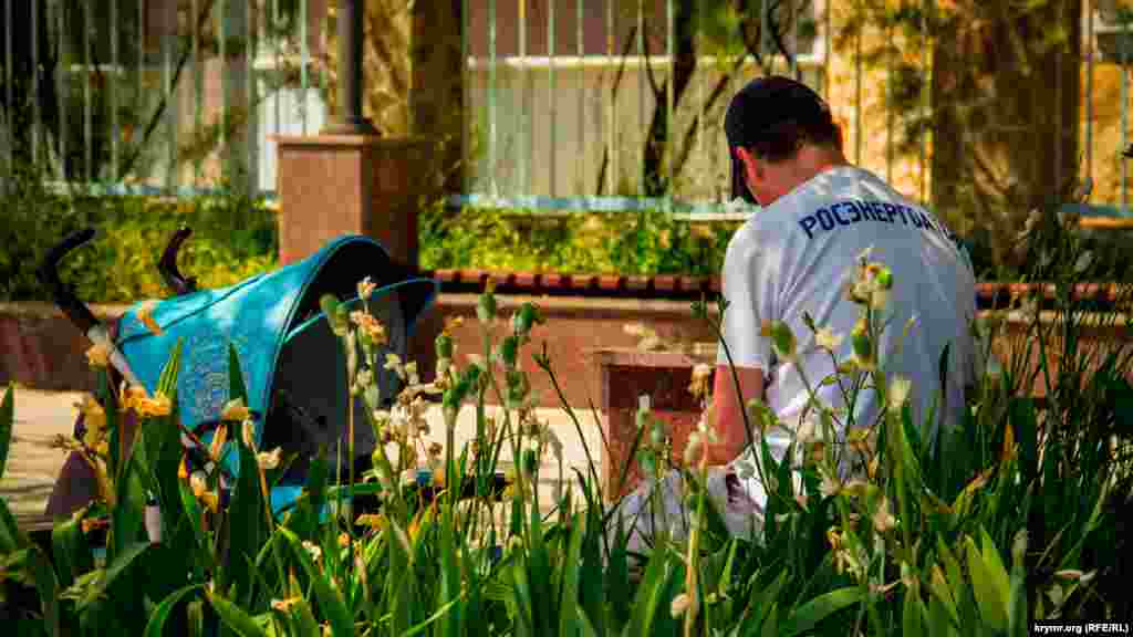 Отдыхающий из «Росэнергоатома» в Коктебеле