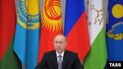 Президент Росії Володимир Путін на засіданні Ради колективної безпеки ОДКБ, ілюстративне фото