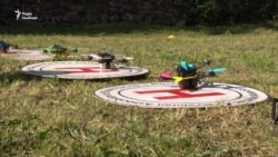 Перегони на дронах в Ужгородському замку (відео) Перегони на дронах в Ужгородському замку (відео)