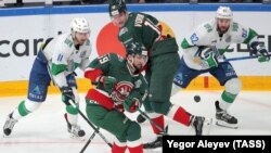 Матч російської Континентальної хокейної ліги, фото ілюстративне