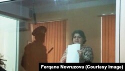 Хадиджа Исмайлова в суде Баку, 15 октября 2015 г.