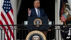 Президент США Дональд Трамп виступає у Білому домі – вперше після повернення лікарні