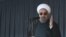 Iranian President Hassan Rohani giving a speech during a visit to the eastern province of Khorasan in late December.