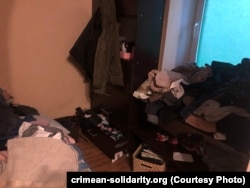 После обыска в доме Марлена Мустафаева, Белогорский район, Крым, 9 февраля 2022 года