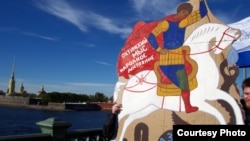 Акция в защиту Охтинского мыса (архивное фото)