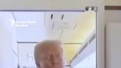 Donald Trump, declarații în Air Force One pe drumul spre Alaska Donald Trump, declarații în Air Force One pe drumul spre Alaska