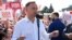 Анджей Дуда выступает на предвыборном митинге