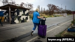 КПВВ «Каланчак» на межі з анексованим Росією Кримом