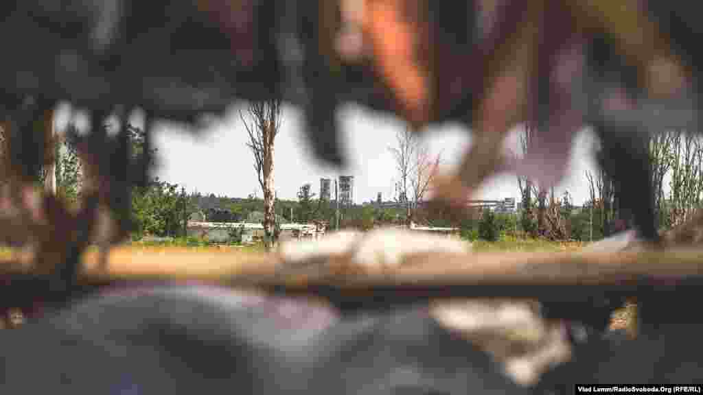 Навпроти передової розміщені спостережні позиції сепаратистів