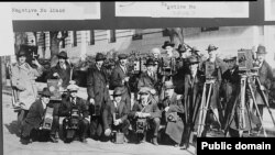 Групповой портрет членов Ассоциации фотокорреспондентов Белого дома. 1922. Из собрания Библиотеки Конгресса США