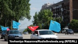 Автопробіг у роковини депортації кримських татар, Запоріжжя, 18 травня 2019
