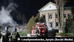 Лікарня після влучання ракети