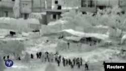 Стоп-кадр видеосъемки: израильские военные на территории сектора Газа