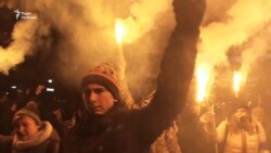 Як у Києві відзначили день народження Степана Бандери (відео) Як у Києві відзначили день народження Степана Бандери (відео)