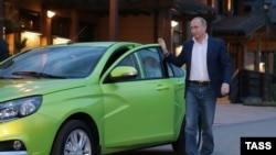 Россия. Владимир Путин перед выступлением на заседании клуба "Валдай". 22.10.2015