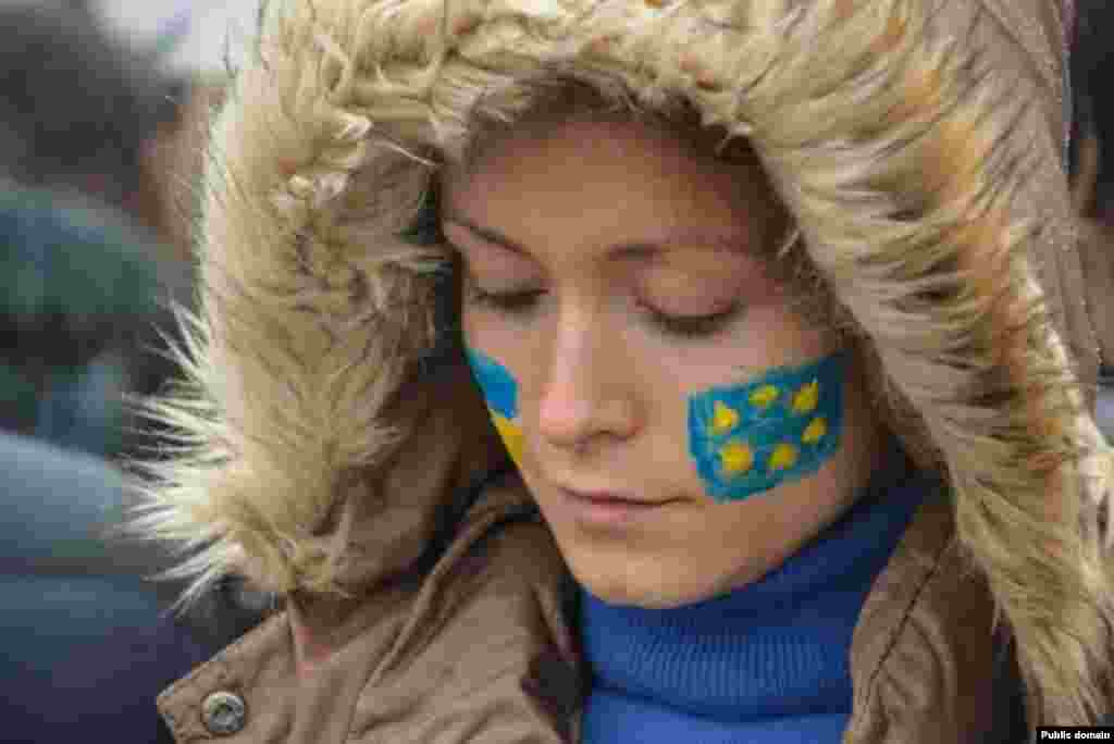 Євромайдан в Берліні (Німеччина) (фото Facebook Julia Onyschenko)