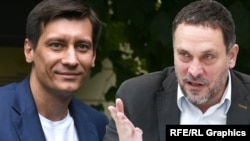 Дмитрий Гудков и Максим Шевченко, коллаж