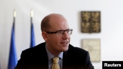 На снимке: премьер-министр Чехии Богуслав Соботка