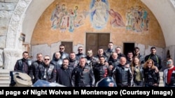 Moto grupa "Noćni vukovi" iz Rusije, široj javnosti poznati kao Putinovi bajkeri bliska je Kremlju i ruskom predsjedniku Vladimiru Putinu, a predvodi ih Aleksandar Zaldostanov. U Crnoj Gori su registrovani od 2015. godine. (Foto: "Noćni vukovi" u Crnoj Gori, 2018.)