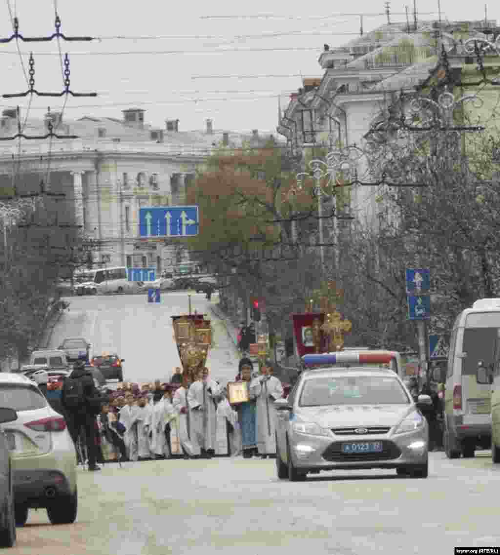 В Севастополе состоялся рождественский крестный ход, 7 января 2016 года 