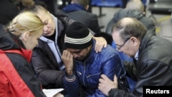 Психологи працюють із родичами жертв катастрофи в аеропорту Ростова-на-Дону, 19 березня 2016 року