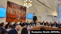 Під час конференції в чеському парламенті про підривні операції спецслужб СРСР та Росії в Європі. Прага, Чехія, 18 листопада 2024 року