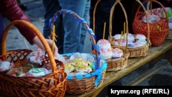 Празднование Пасхи в Симферополе. Архивное фото