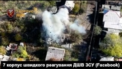 Українські військові завдали удару по будинку в Покровську, де були виявлені російські cили