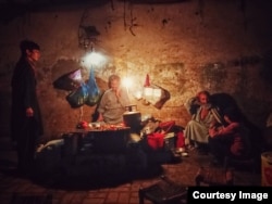 A street scene in Pakistan.