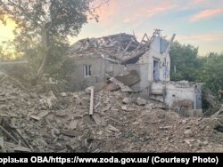 Запорожская область, поселок Кушугум, последствия российских атак, август 2022 года