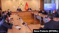 Kolegijum predsjednika na kojem je predsjedavao Aleksa Bečić, Podgorica, 10. novembar