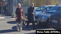 Ranko Debevec pred saslušanje ispred zgrade Suda BiH u Sarajevu 29. oktobra 2025.