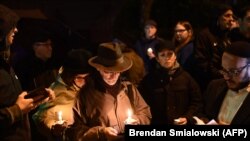 Вшанування пам'яті жертв стрілянини в місті Піттсбург, США, 27 жовтня 2018 року