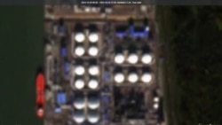 Последствия удара по порту в Усть-Луге Последствия удара по порту в Усть-Луге