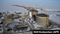 Хранилище сжиженного газа на Ямале, иллюстративное фото