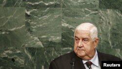 Министр иностранных дел Сирии Валид аль-Муалем