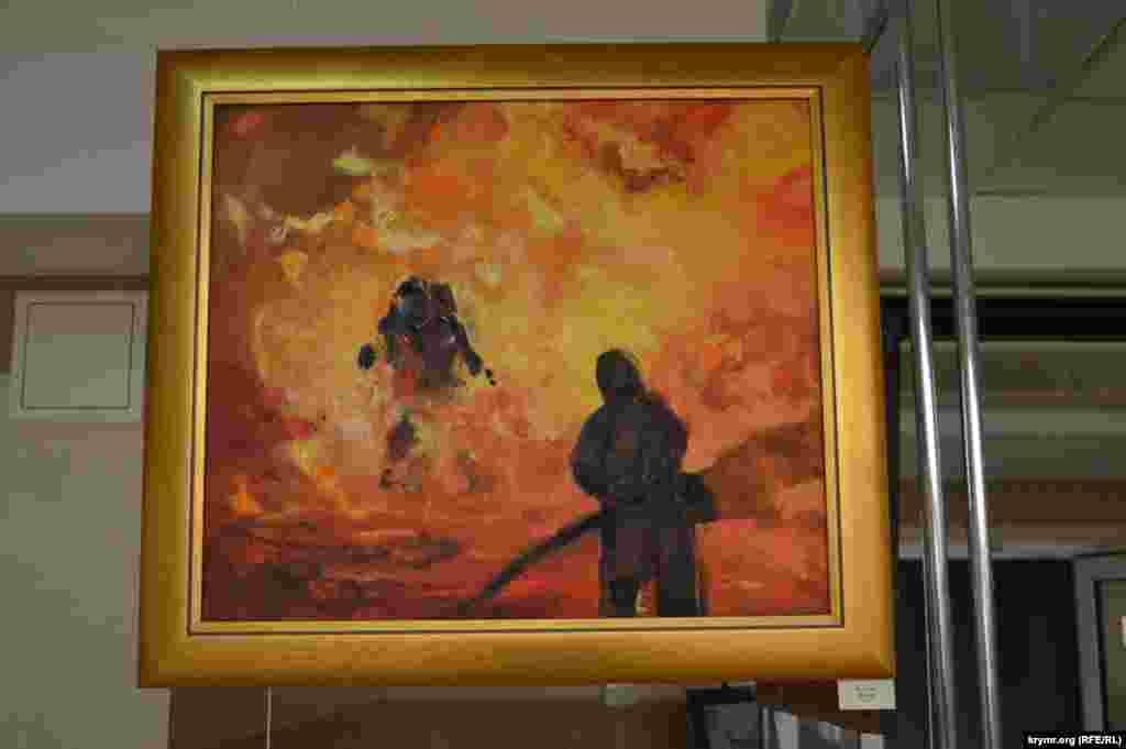 Работа Н. Козак «В огне», 2015 г.