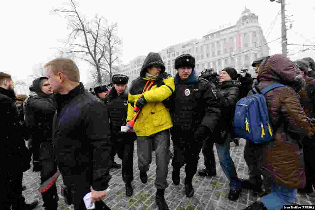Задержание одного из лидеров "НОДа"