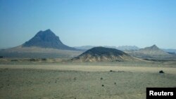 په بلوچستان کې د رېکوډېک د سرو زرو او مسو د کانونو سیمه - پخوانی انځور.