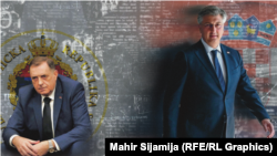 Premijer Republike Srpske Milorad Dodik i premijer Hrvatske Andrej Plenković. Ilustrativna fotografija