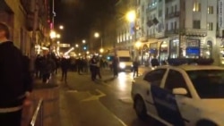 Акция протеста против визита Путина в Венгрию Акция протеста против визита Путина в Венгрию