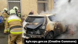 Пожежу ліквідували протягом півгодини, причину займання встановлюють правоохоронці