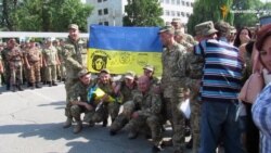 Бійці зведеного загону Збройних сил повернулися з передової на чергову ротацію Бійці зведеного загону Збройних сил повернулися з передової на чергову ротацію